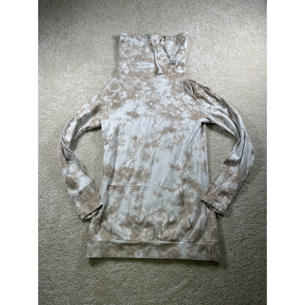 Lily & Lottie Hoodie Womens Small Tie Dye Pullover Thumb Holes Pockets Sweatshir